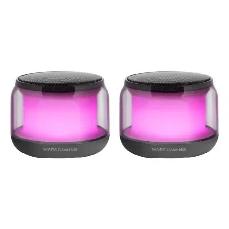 Mars Gaming MS-AURA Altavoces Bluetooth RGB 15W Negro Mars Gaming MS-AURA Altavoces Bluetooth RGB 15W Negro